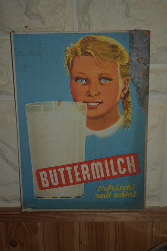 Original altes pappschild - original,