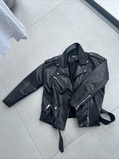 Kunstlederjacke Damen Schwarz