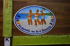 Alter Aufkleber Leichtathletik AEROBIC Seife FA