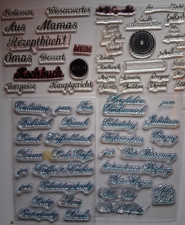 Stempel verschiedene Hersteller Küche Kräuter Grüße / kein Stampin up