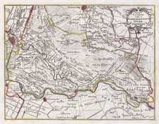 Utrecht Wijk bij Duurstede Amersfoort Culemborg Holland Karte map de Leth 1750