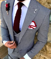 DESIGNER BUSINESS BLAU KARIERT