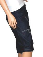 MARITHE FRANCOIS GIRBAUD TULPENROCK ZIPFELROCK DAMENROCK JEANSBLAU XL