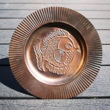 Wandteller/ Metall/ 21cm