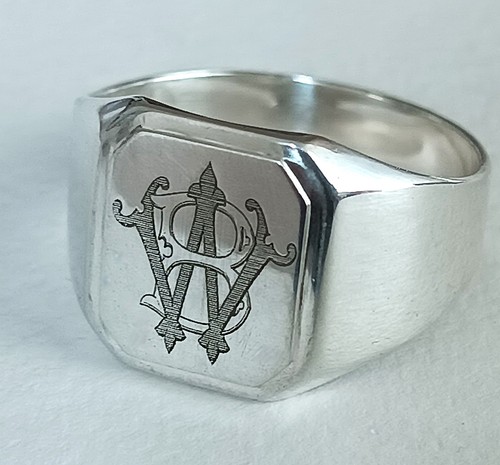 Siegel ring silber vintage - ring,