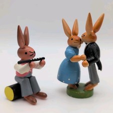 Osterhasen Tanzpaar Hasenpaar