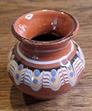 Alte Bulgarische Keramik Vase Kunsthandwerk Bulgarien DDR Vintage