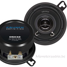 Crunch DSX-32 100 Watt Lautsprecher 8,7cm 2-Wege Koaxial Auto Boxen Set 87mm