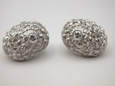 Brillant Ohrclip - Stecker ca. 1,60 Carat Weißgold 750 - Qualität Wilhelm Müller