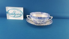 Seltmann weiden china blau Suppentasse + Untertasse