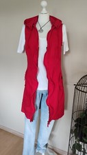 Weste desigual rot lang - weste,