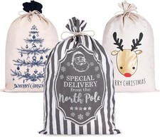 3er set weihnachtssack - set,