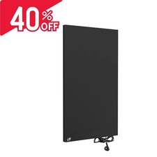 SCHMIDBAUER® Infrarotheizung Schwarz Hybrid V 1400Watt Thermostat Elektro B-Ware