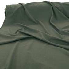 SELTENER Sakko-Stoff aus Wolle in Leinen-Optik in oliv grün Uniformen Meterware