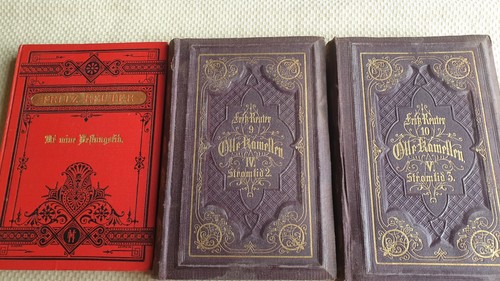 Alte bücher fritz reuter - bücher,