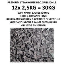 PREMIUM Grillkohle Holzkohle