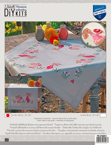 Vervaco läufer set osterhasen - läufer-set,