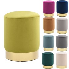 Samt Hocker Polsterhocker