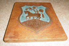 altes Wandbild Wappen