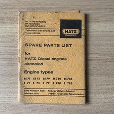 HATZ DIESELMOTOR E71 E75 E79