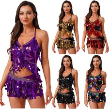 Damen Kleid Tassel