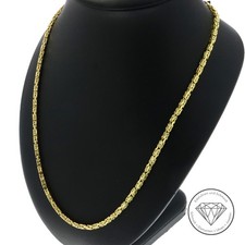 Wert 7.550,- Königs Kette 750 / 18 Karat Gelb Gold 90 cm Wertanlage xxyy