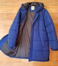 in sein mit Jacke von EDC - XXL - blau - Lagenlook -Kapuze -Mantel - warm