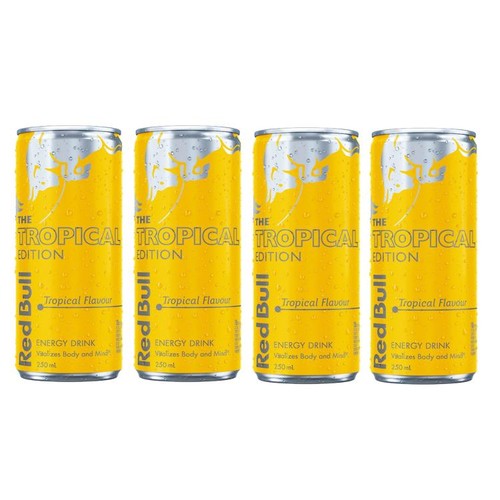 Red bull the tropical edition - red,