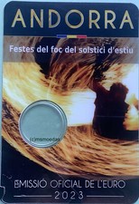 Andorra 2 Euro Münzkarte 2023
