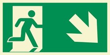 Rechts abwärts