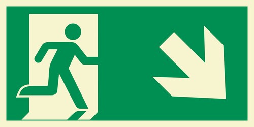 Rechts abwärts