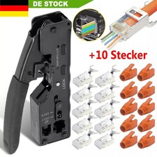 RJ45 Crimpzange + 10 Cat7