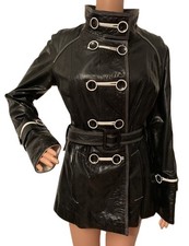 Luxus Marke Jacke Lackleder