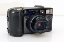 Konica Z-Up 28W point & shoot 35mm film photo camera + new battery *TESTED*