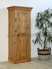 Massivholz Highboard 65x163x45cm Kiefer massiv gelaugt geölt Geschirrschrank