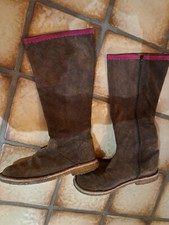 camper stiefel rosa braun 41