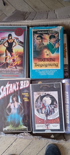 Vhs kassetten konvolut - vhs,