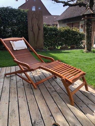 Gartenliege teakholz breite - gartenliege,