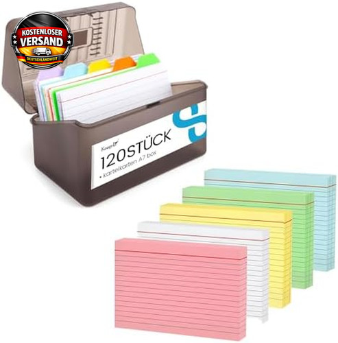 Karteikarten set 250 - a6, (250
