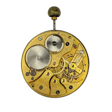 Taschenuhrwerk Swiss 16S 43mm Vintage White Dial Herren Ersatzteile (608)