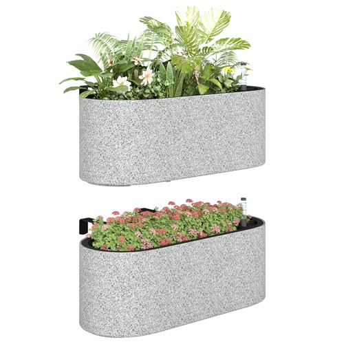 2er set blumentopf hängend - set,