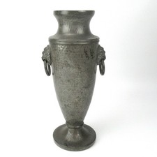 Dekorative Zinn Vase von Abbey