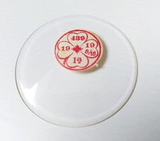 Taschenuhrglas, Uhrenglas für