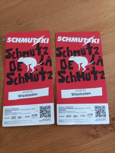 Schmutzki tickets wiesbaden - tickets,