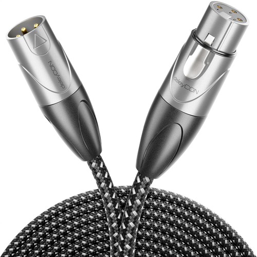Xlr kabel audiokabel nylon - 2m,