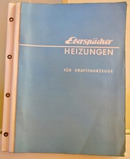 VW Eberspächer Standheizungs Katalog 60er Käfer T1 Split window Typ 3 2 beetle