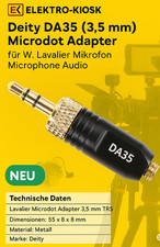 Deity DA35 ( 3.5 mm ) Microdot