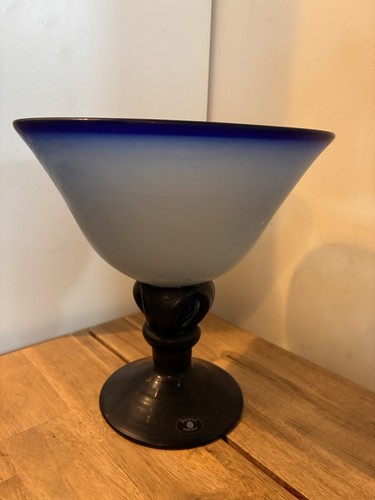 Kunstglas sockel schale - kunstglas,