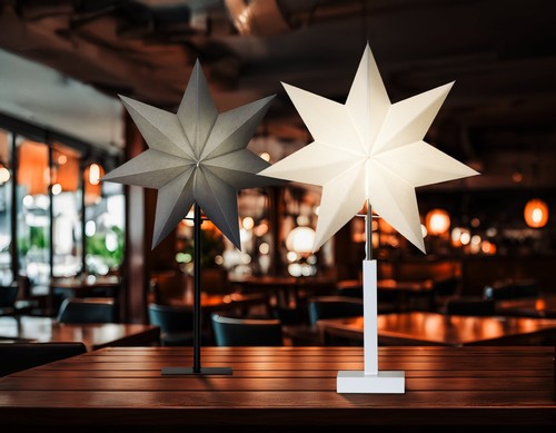 Tischlampe weihnachtsstern - tischlampe,