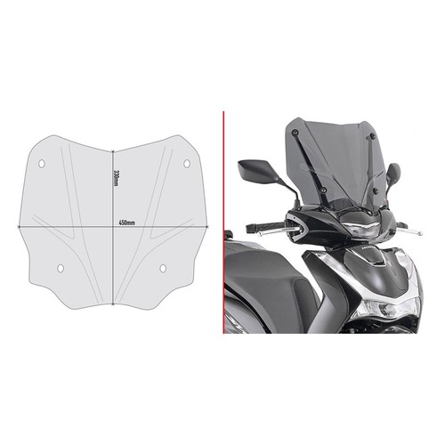 Givi d1181s rauchglas - givi,